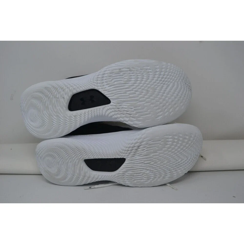Under Armour Curry 8 FLOW White Patent 3024785-111 Sz M 10.5 W12 Basketball Shoe